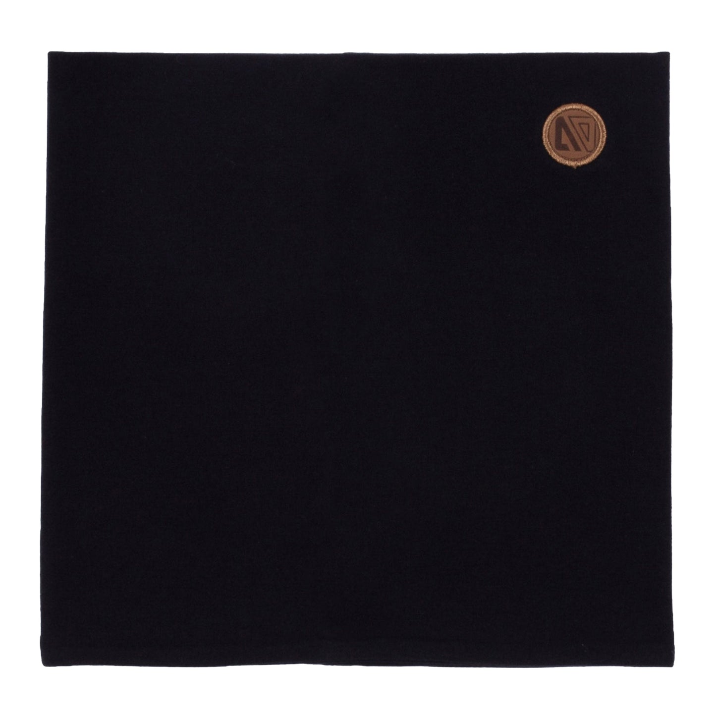 Unisex Black Jersey Neck Warmer
