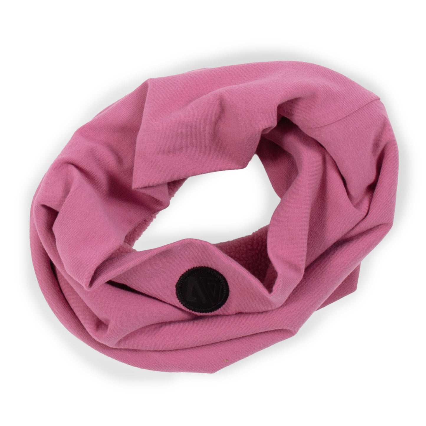 Cache-cou en jersey doublé en micropolaire bébé Bébé Fille Rose