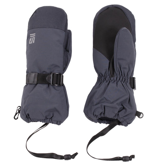 Dark Grey Unisex Mittens