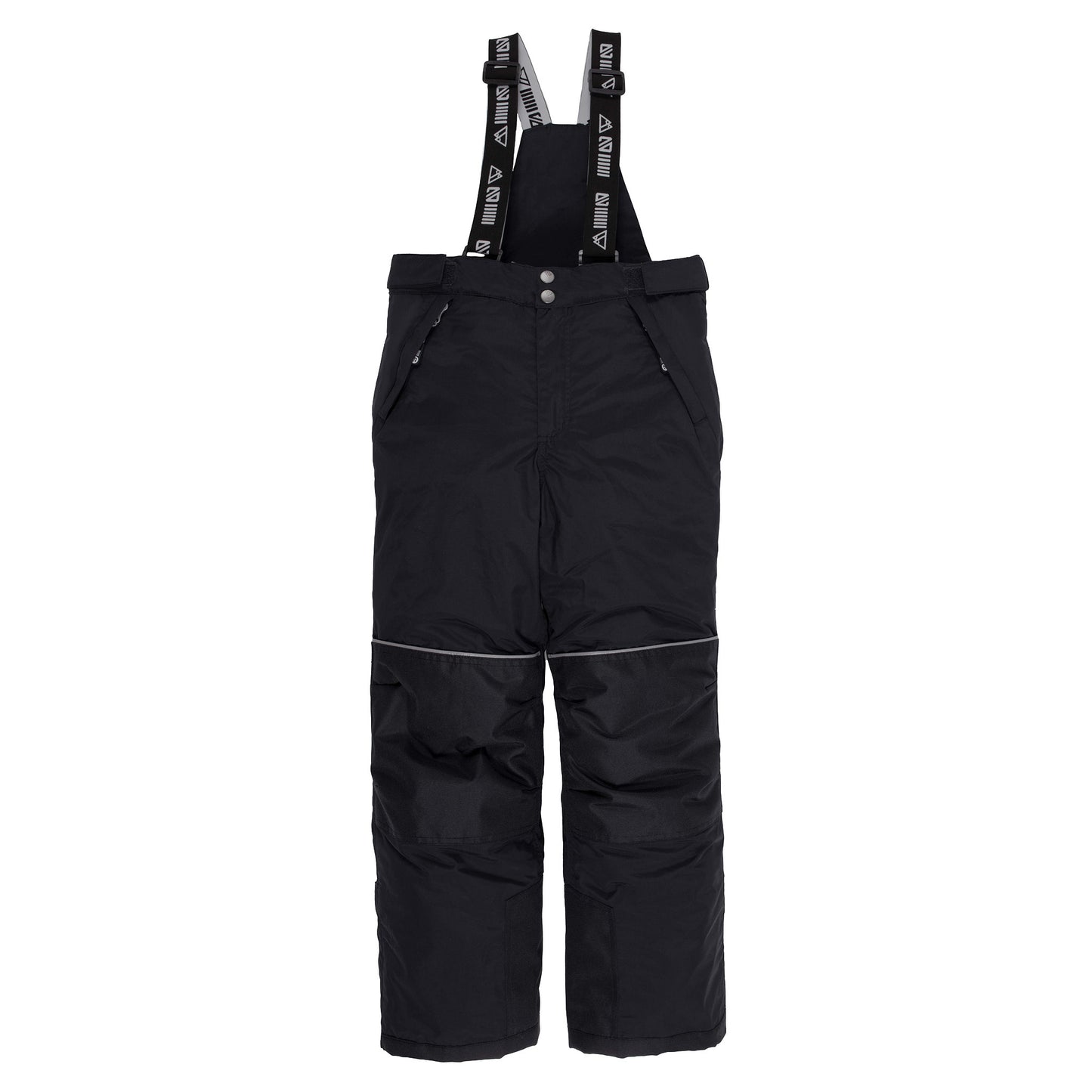 Unisex Black Snow Pants