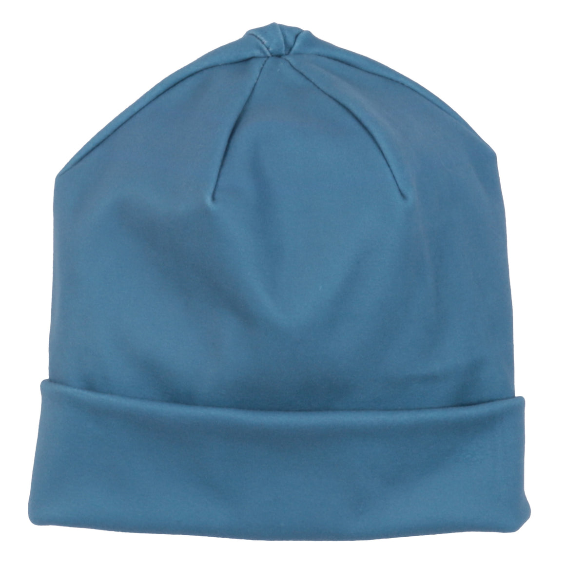 Tuque en jersey brossé doublée Bleue