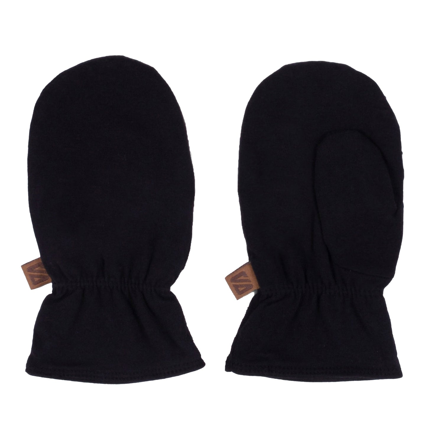 Mitaines en jersey Unisexe Noir