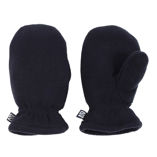 Navy Microfleece Mittens