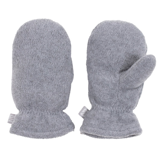 Heather Grey Microfleece Mittens