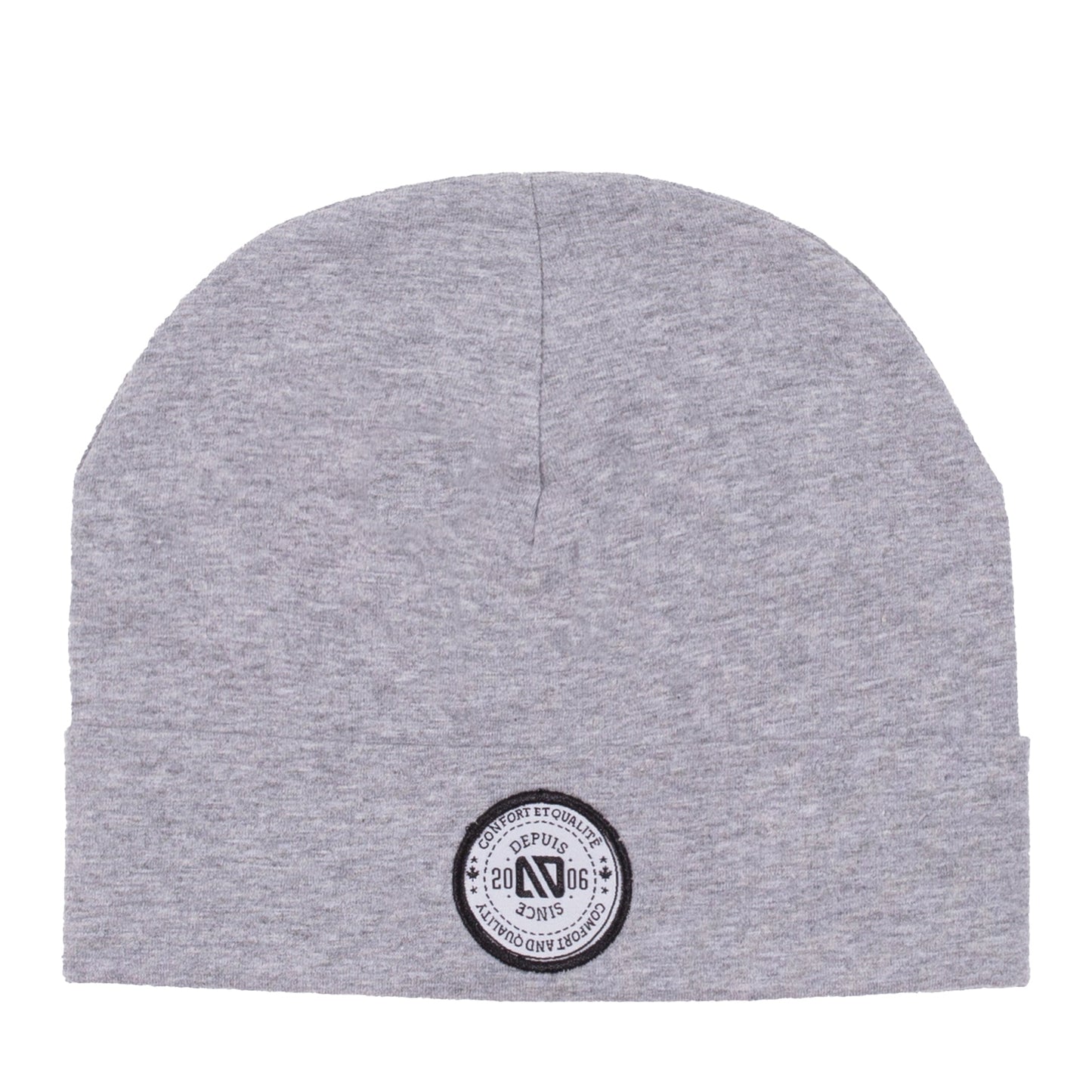 Tuque en jersey bébé Unisexe Gris chiné