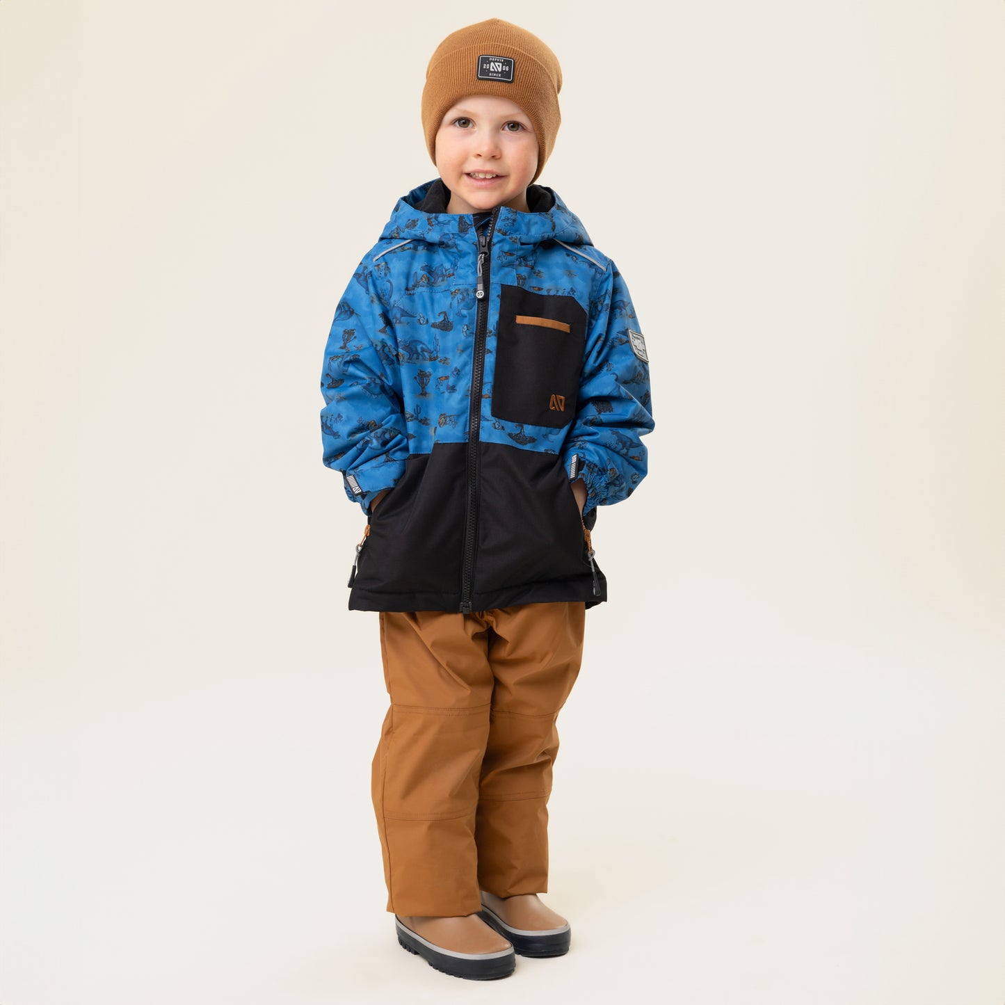 Tuque en tricot Unisexe Brun