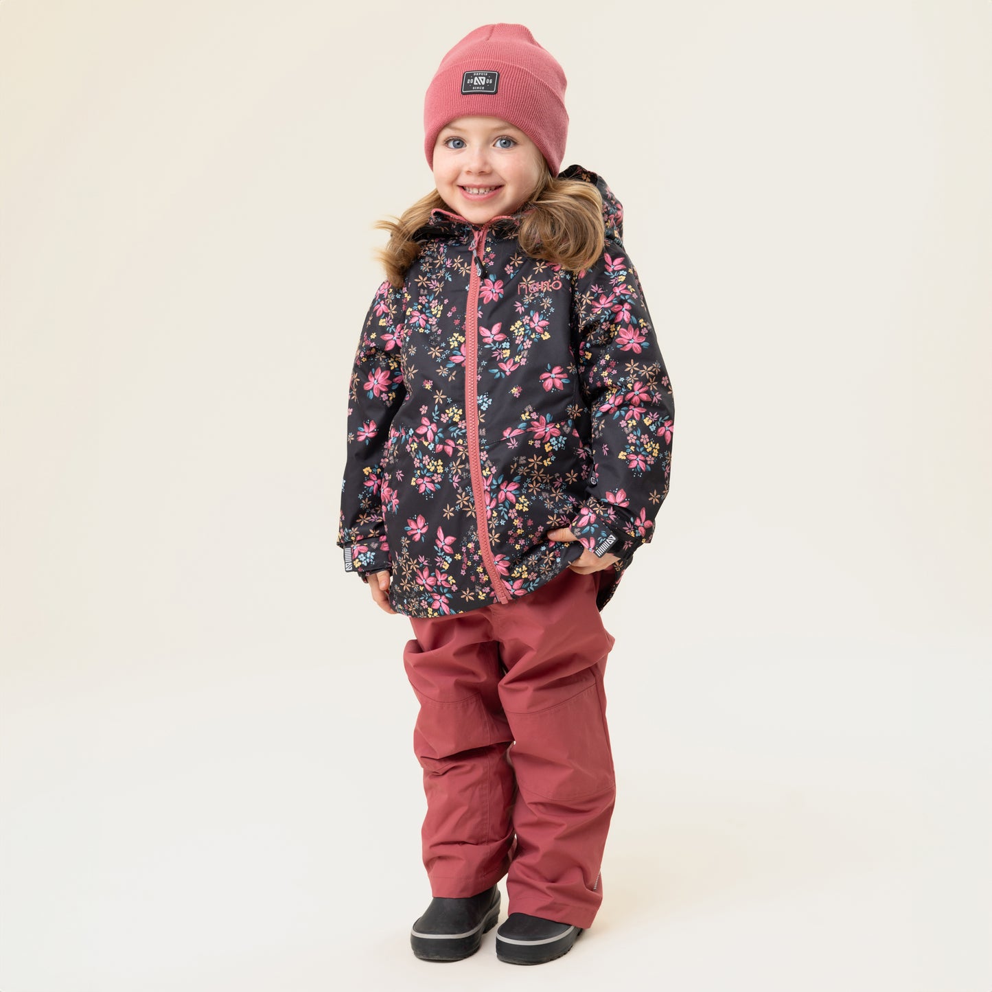Tuque en tricot Unisexe Rose