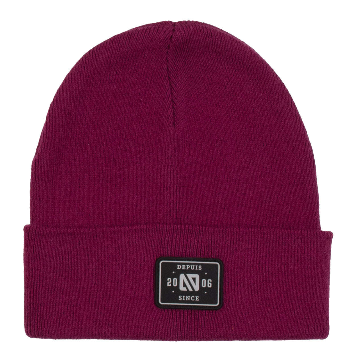 Tuque en tricot Unisexe Mauve
