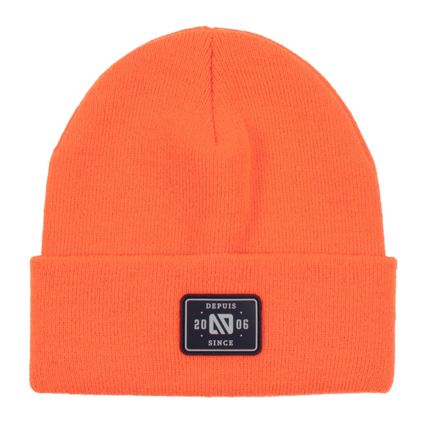 Unisex Orange Knit Beanie