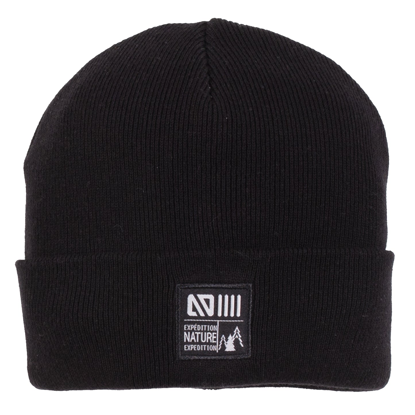 Unisex Black Knit Beanie