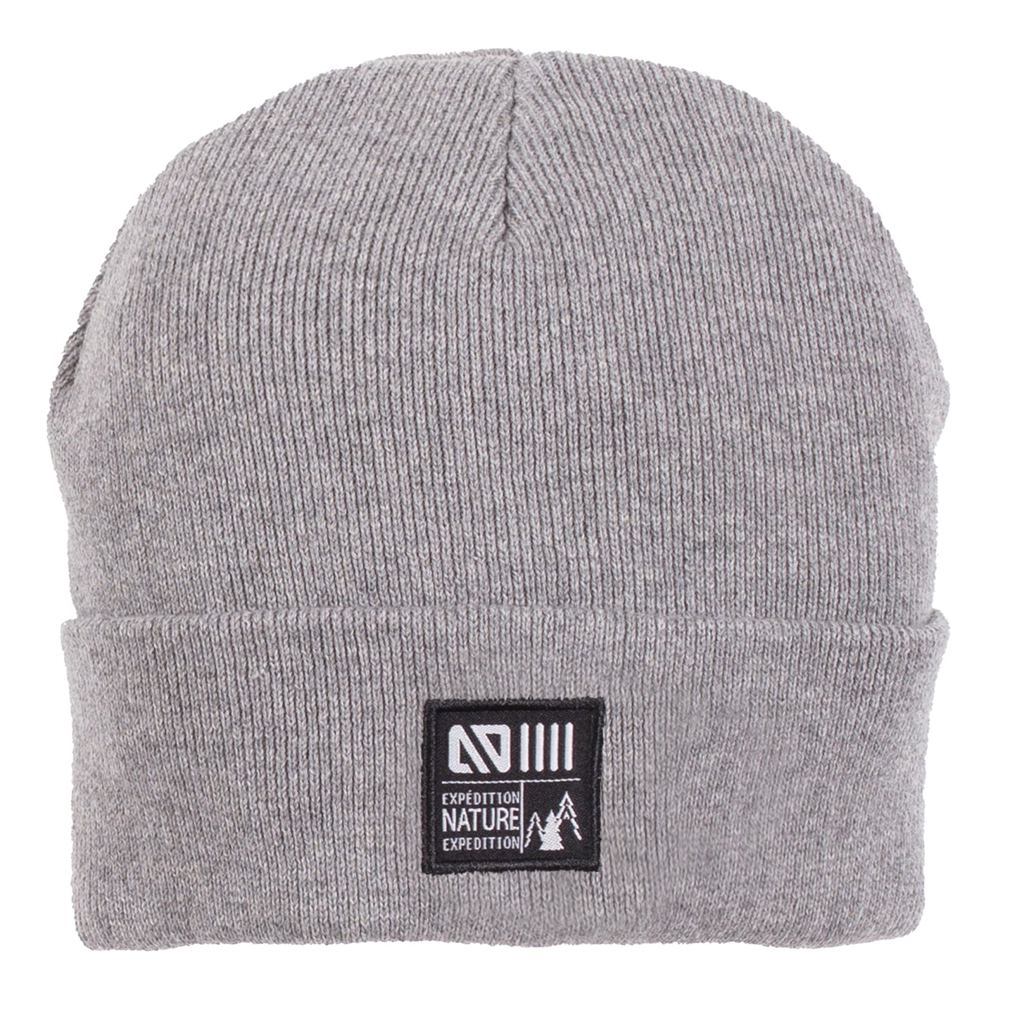 Tuque en tricot  Unisexe Gris chiné