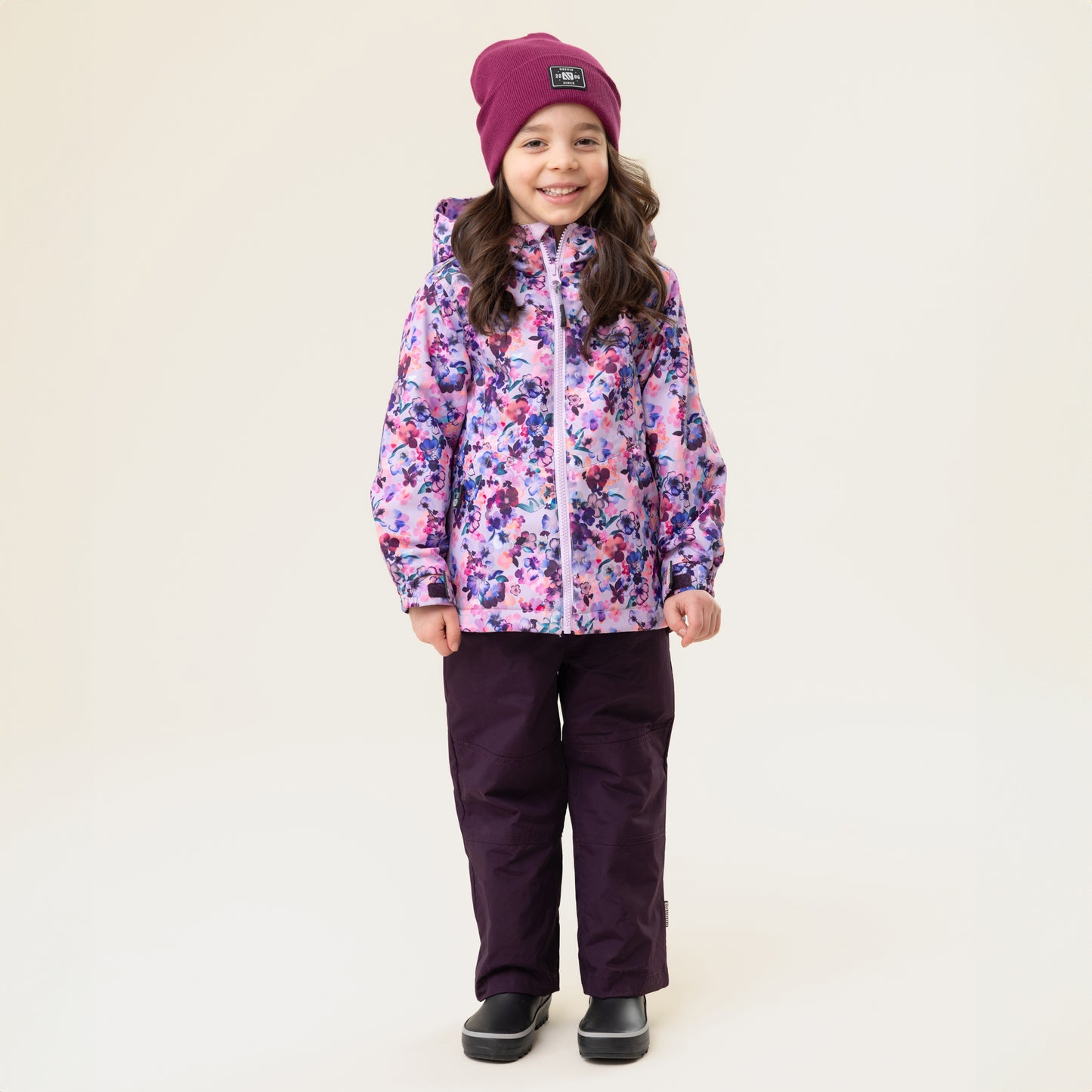 Tuque en tricot Unisexe Mauve