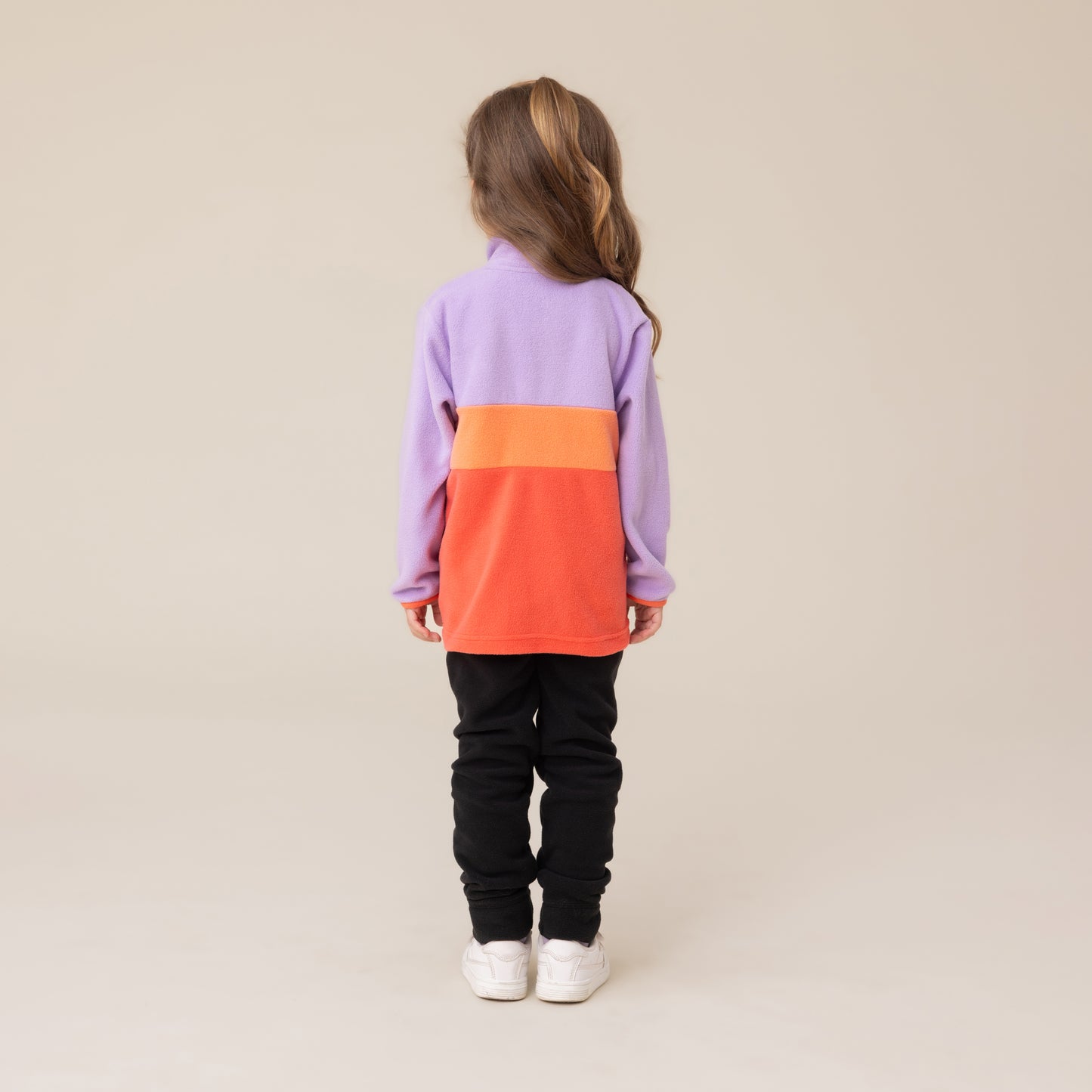 Couche de base deux pièces en micropolaire Filles Lilas