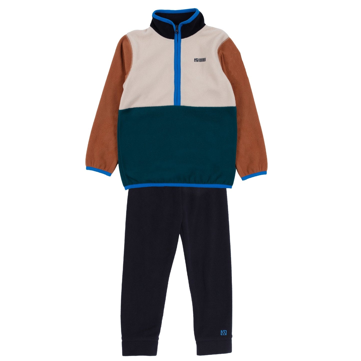 Boys' Two-Piece Microfleece Base Layer Black