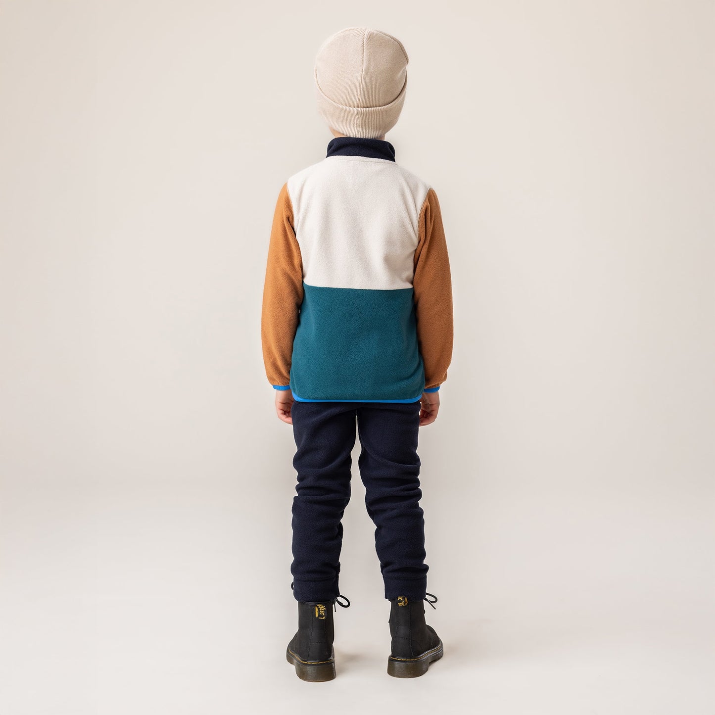 Boys' Two-Piece Microfleece Base Layer Black