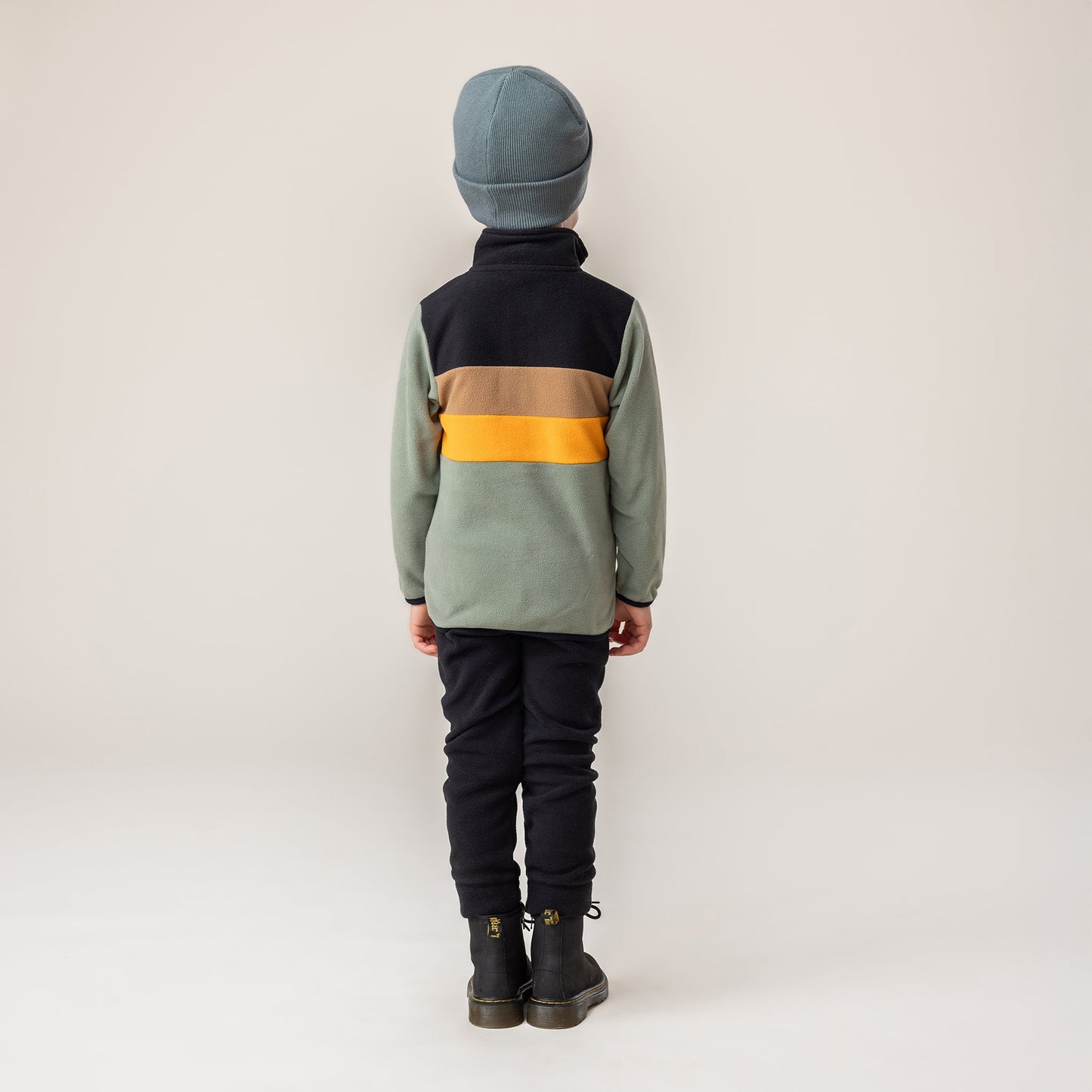 Boys' Green Microfleece Two-Piece Base Layer