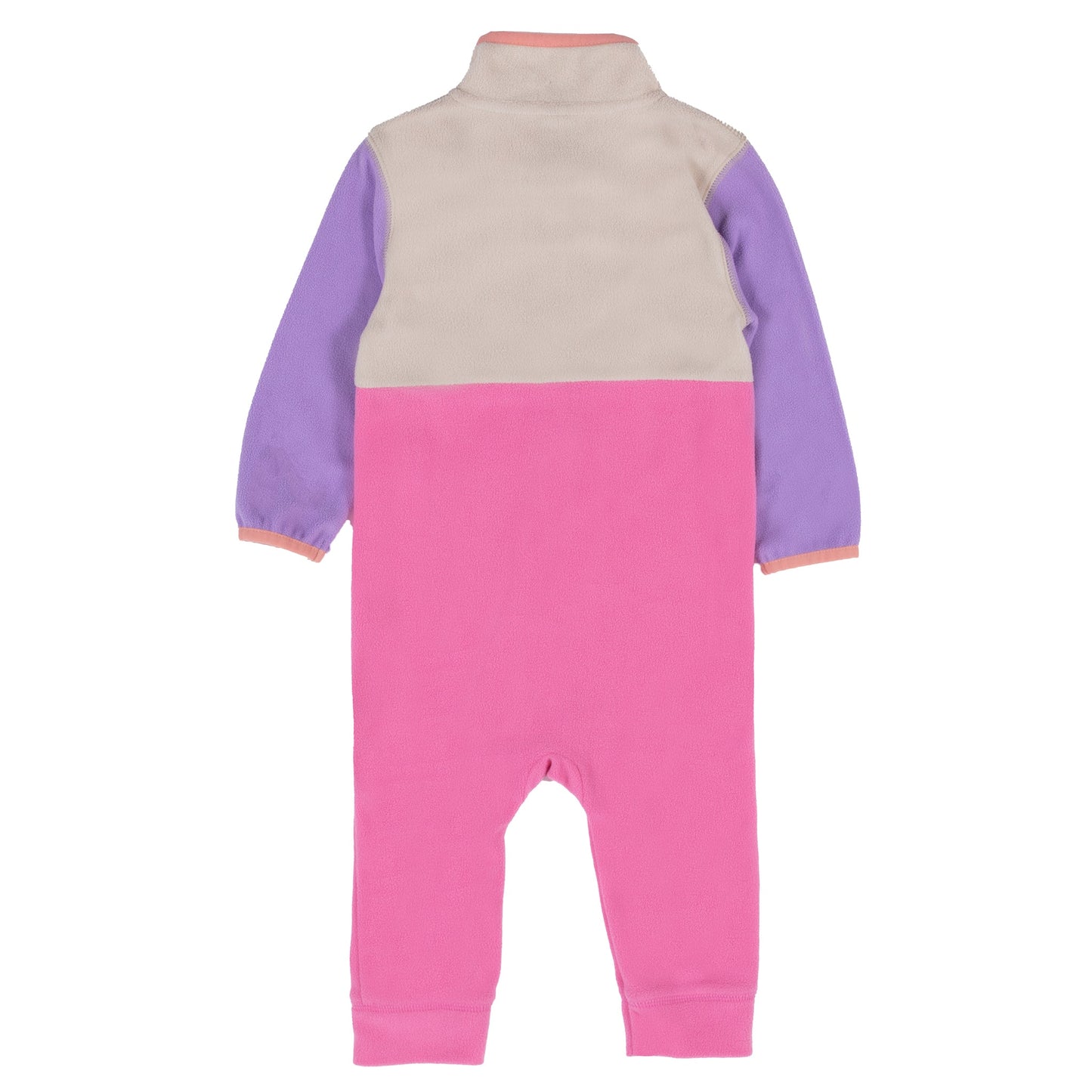 Couche de base une pièce en micropolaire bébé Bébé Fille Lilas