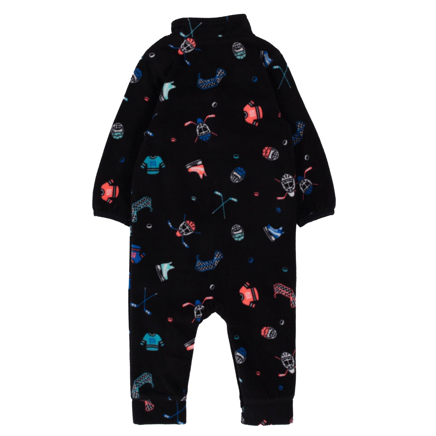 Boys' Microfleece One-Piece Base Layer Black