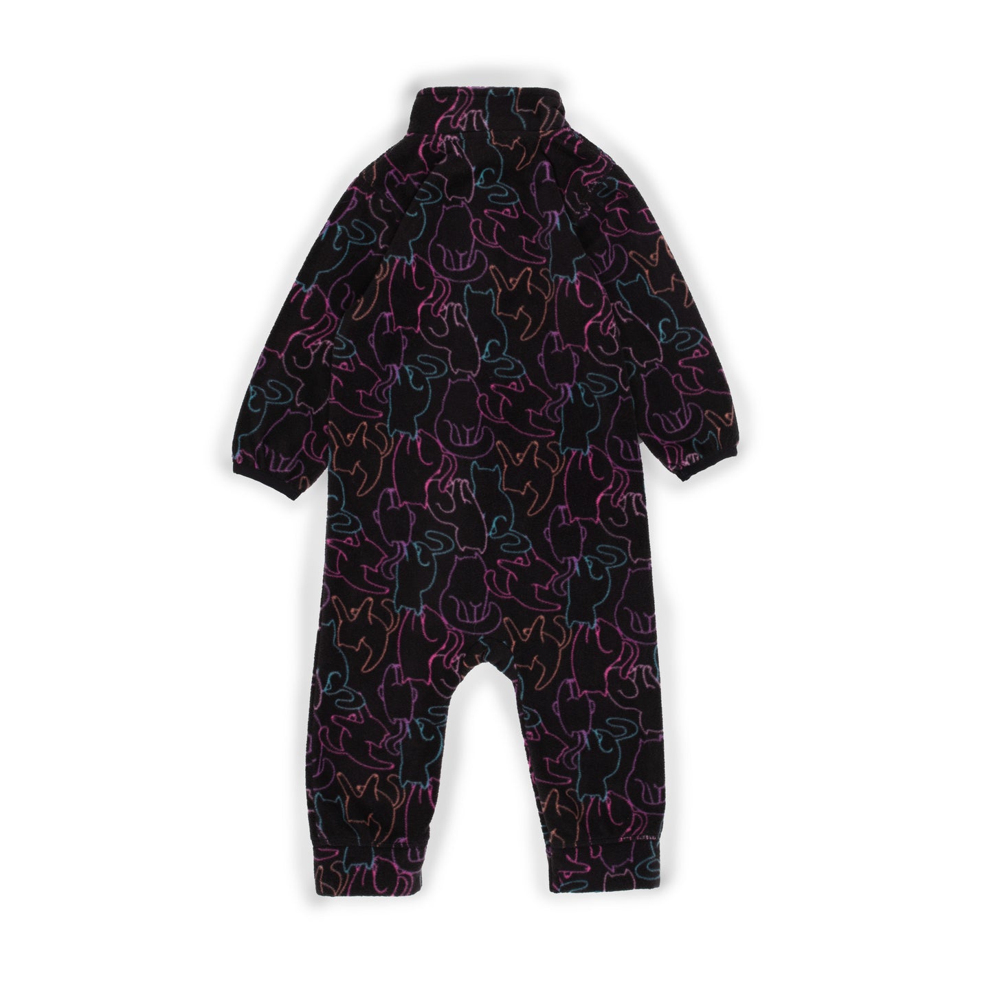 Couche de base une pièce en micropolaire Filles Noir