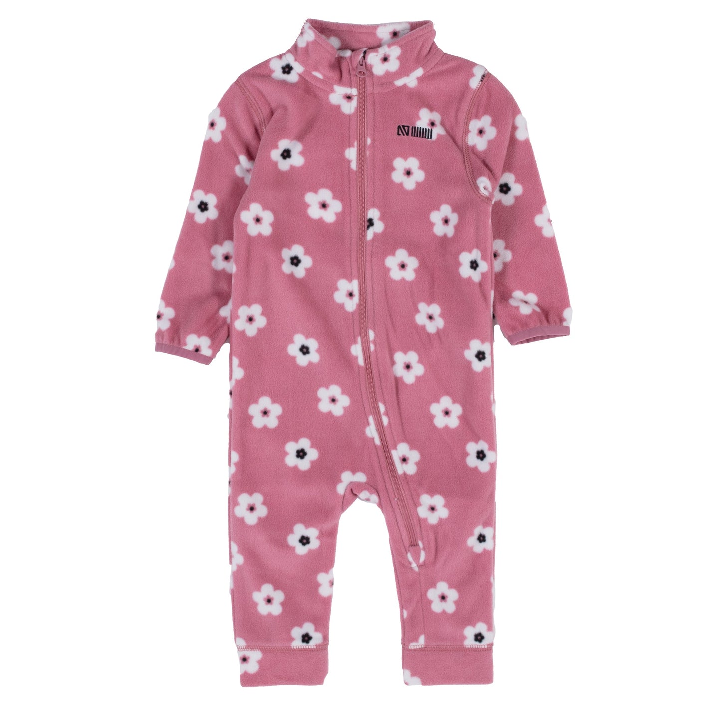 Couche de base une pièce en micropolaire bébé Bébé Fille Rose