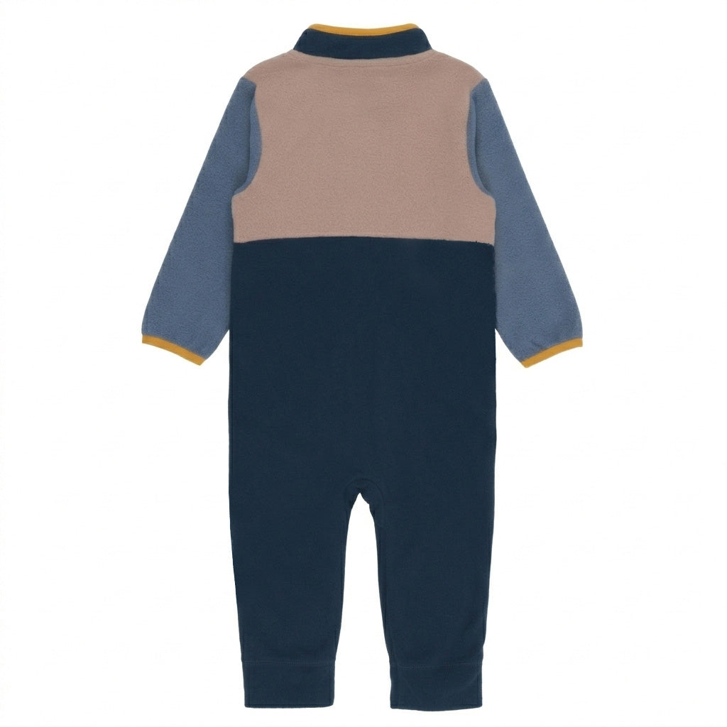 Couche de base une pièce en micropolaire bébé Bébé Garcon Marine