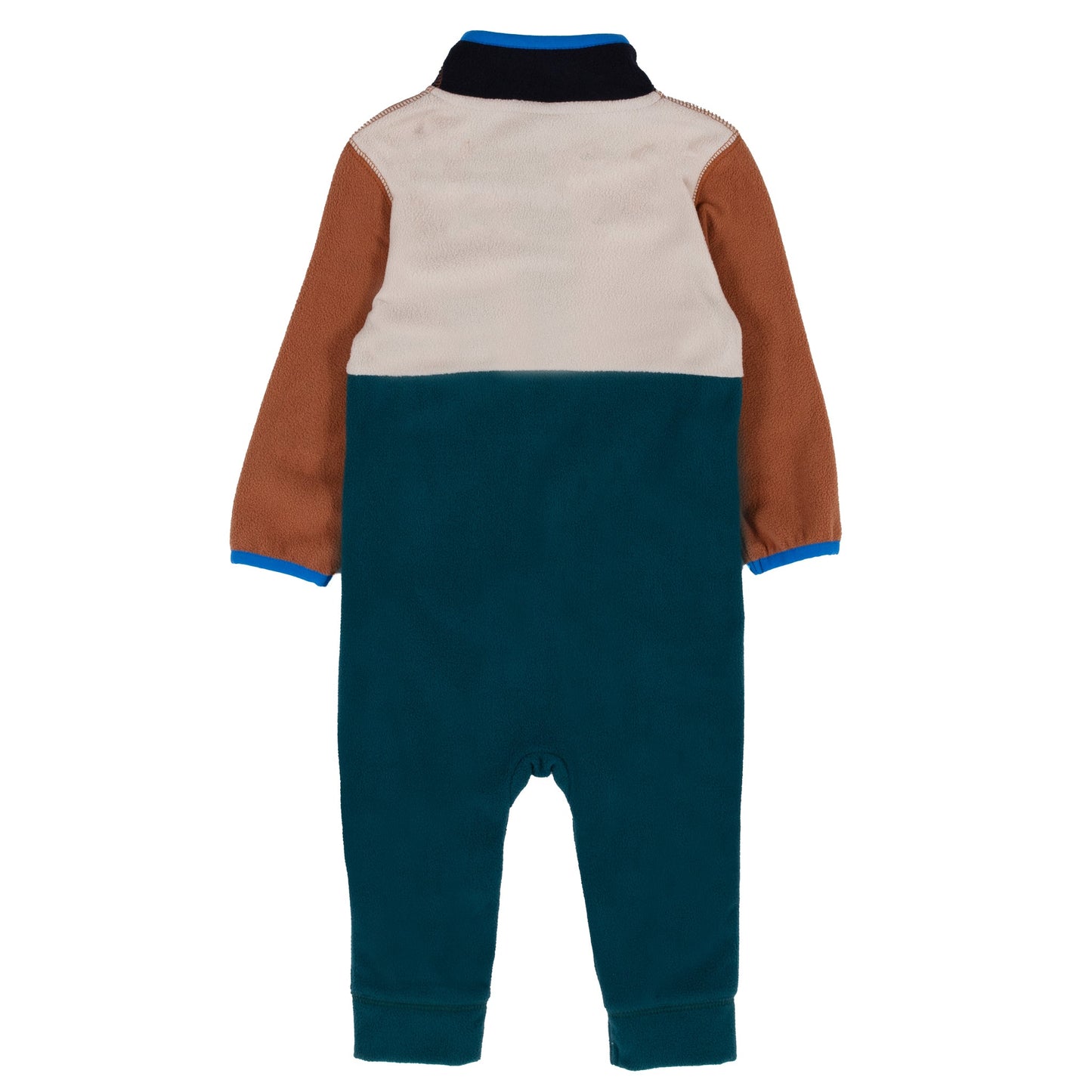 Boys' Teal Microfleece One-Piece Base Layer