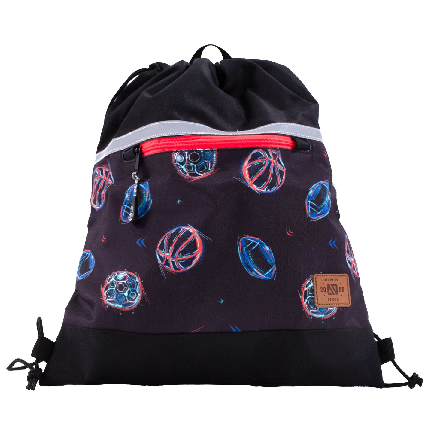Boys Black Sports Bag