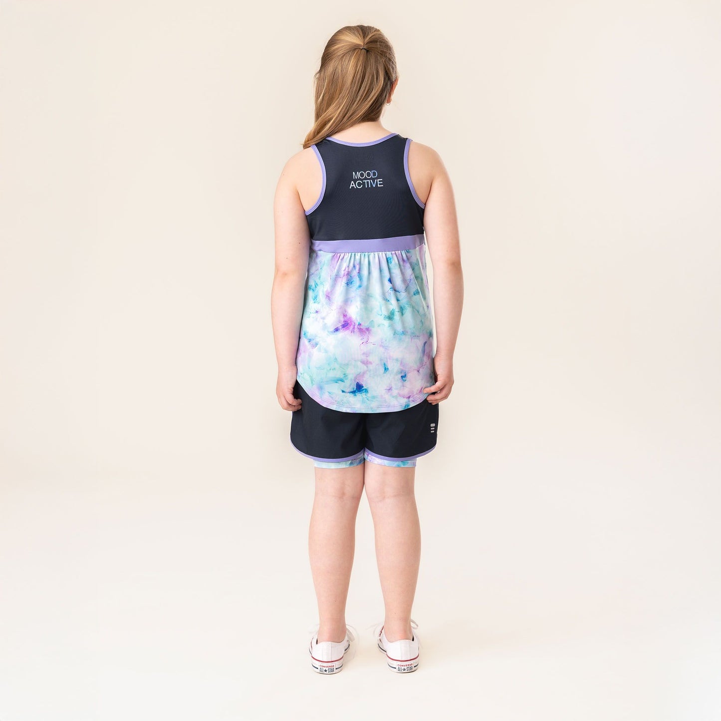 Short athlétique Filles Marine