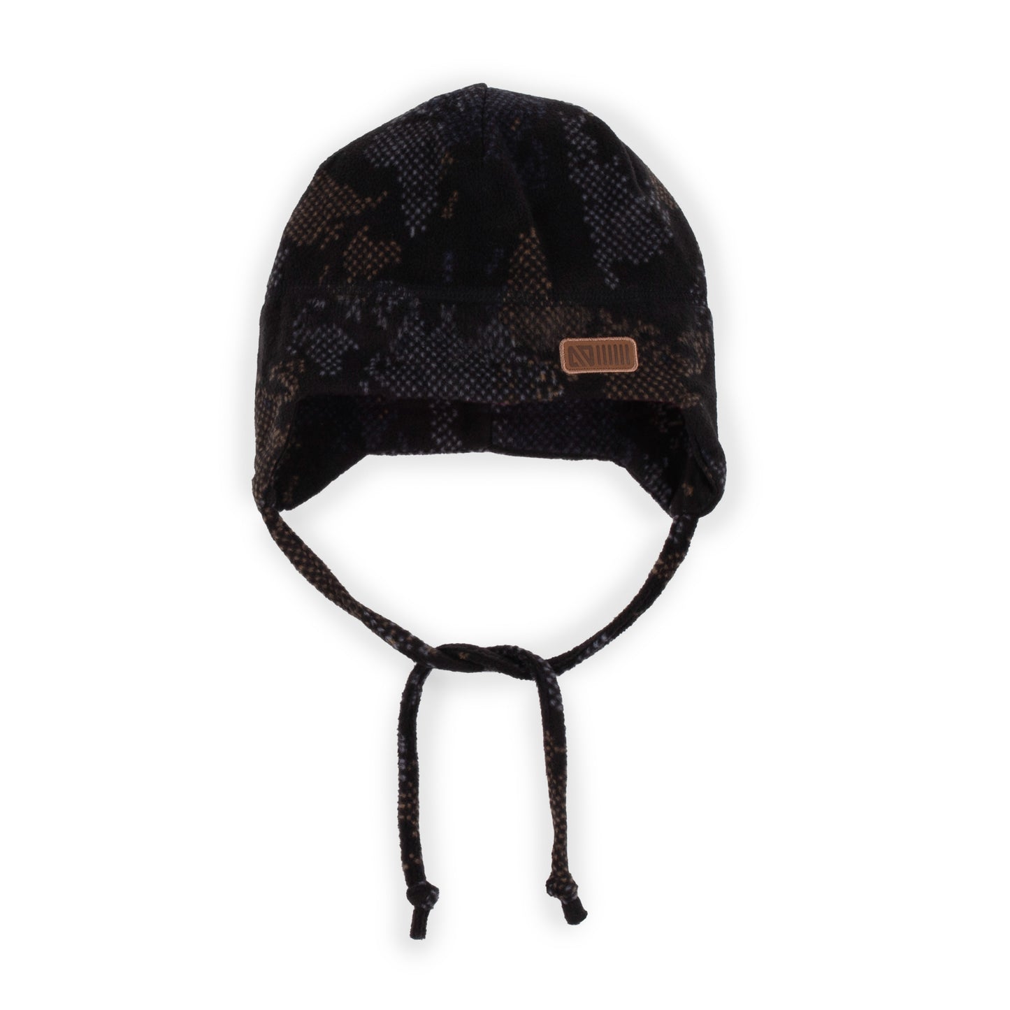 Tuque en micropolaire avec oreilles bébé Bébé Garcon Noir