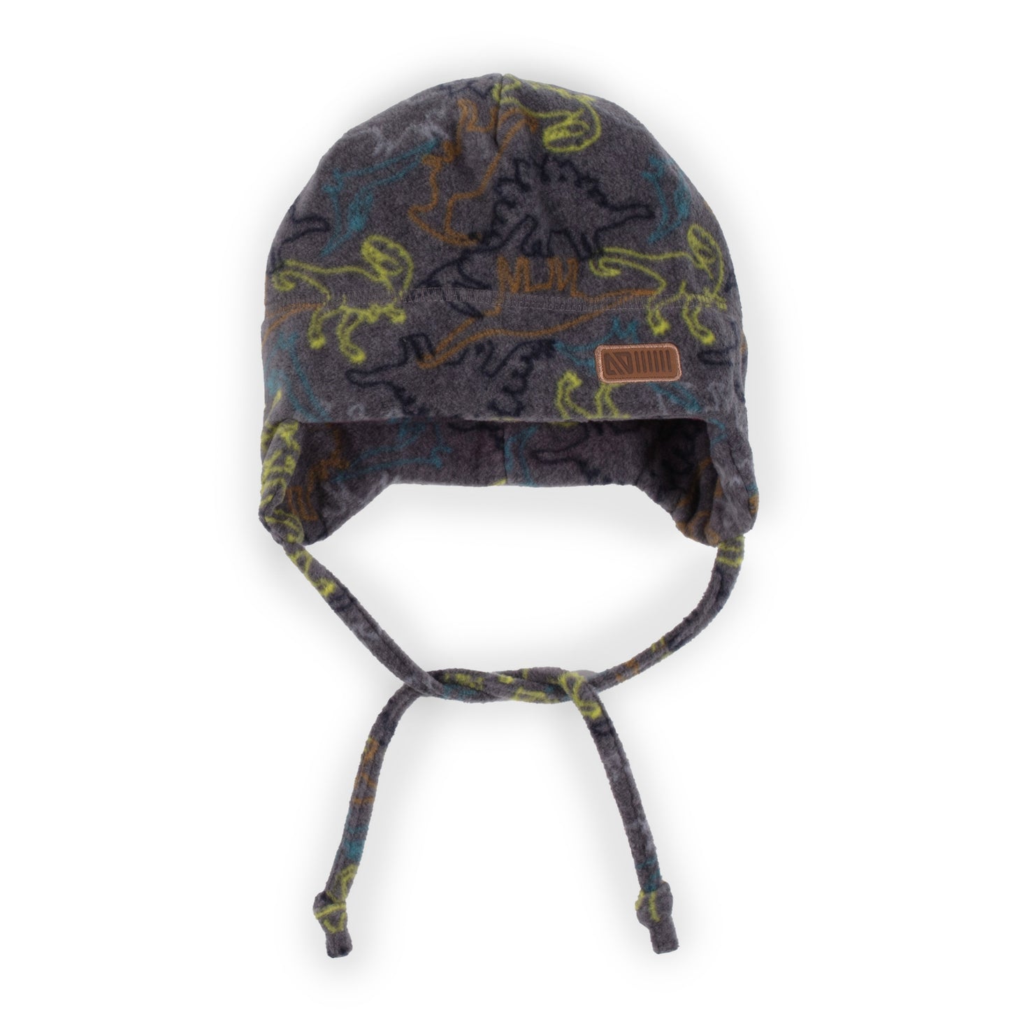 Tuque en micropolaire avec oreilles bébé Bébé Garcon gris foncé chiné