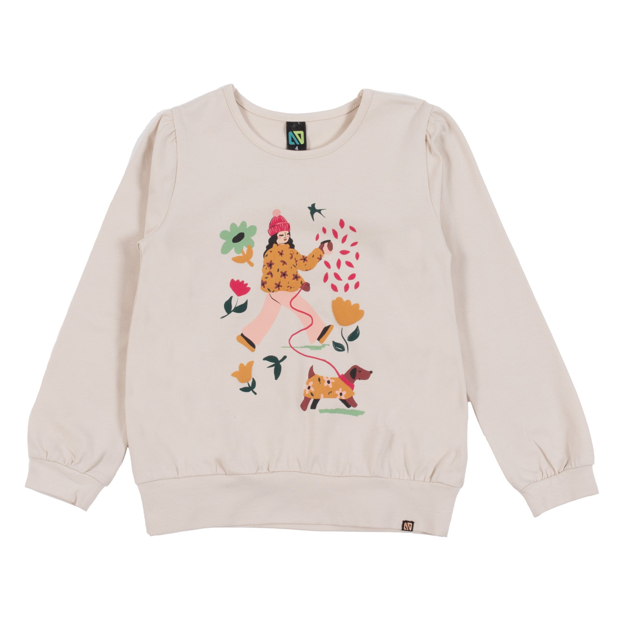 T-shirt Manches Longues Fille Garçon - Col Rond, Paillettes, Imprimé, Coton Doux, Printemps/été