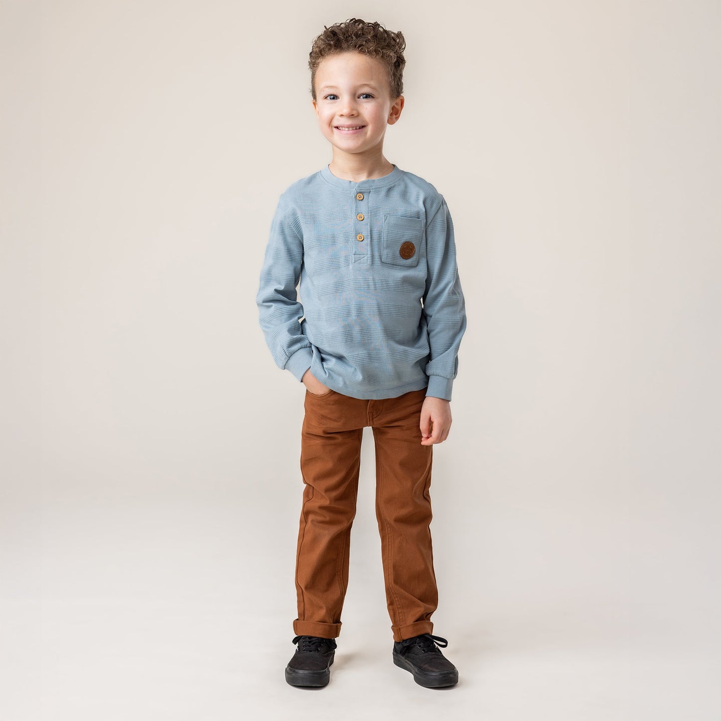 Pantalon Garçons Brun