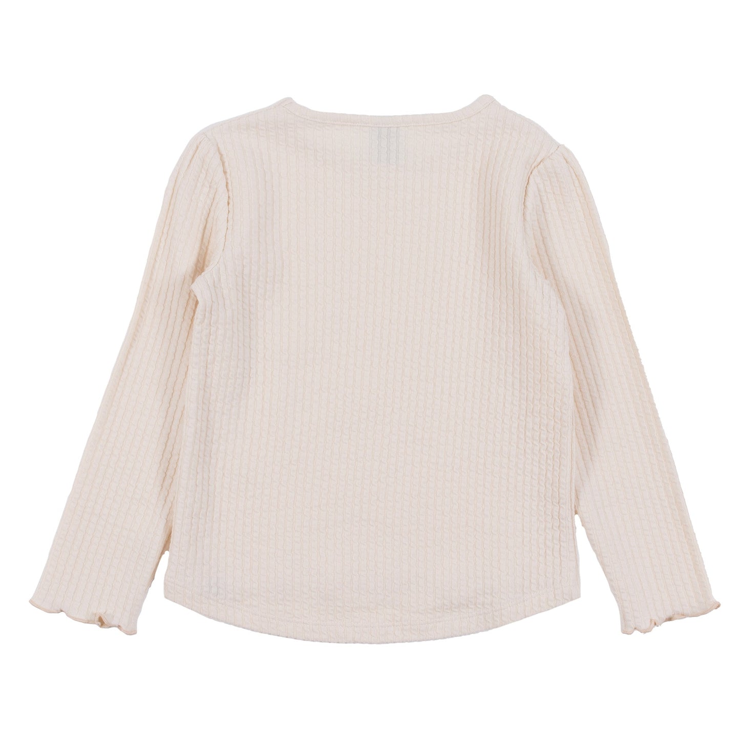Girls' Ivory Long Sleeve T-Shirt