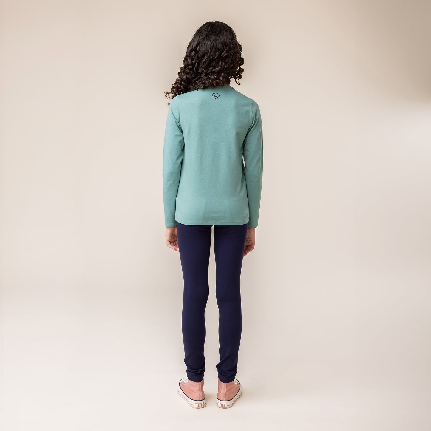 T-shirt à manches longues Filles Menthe