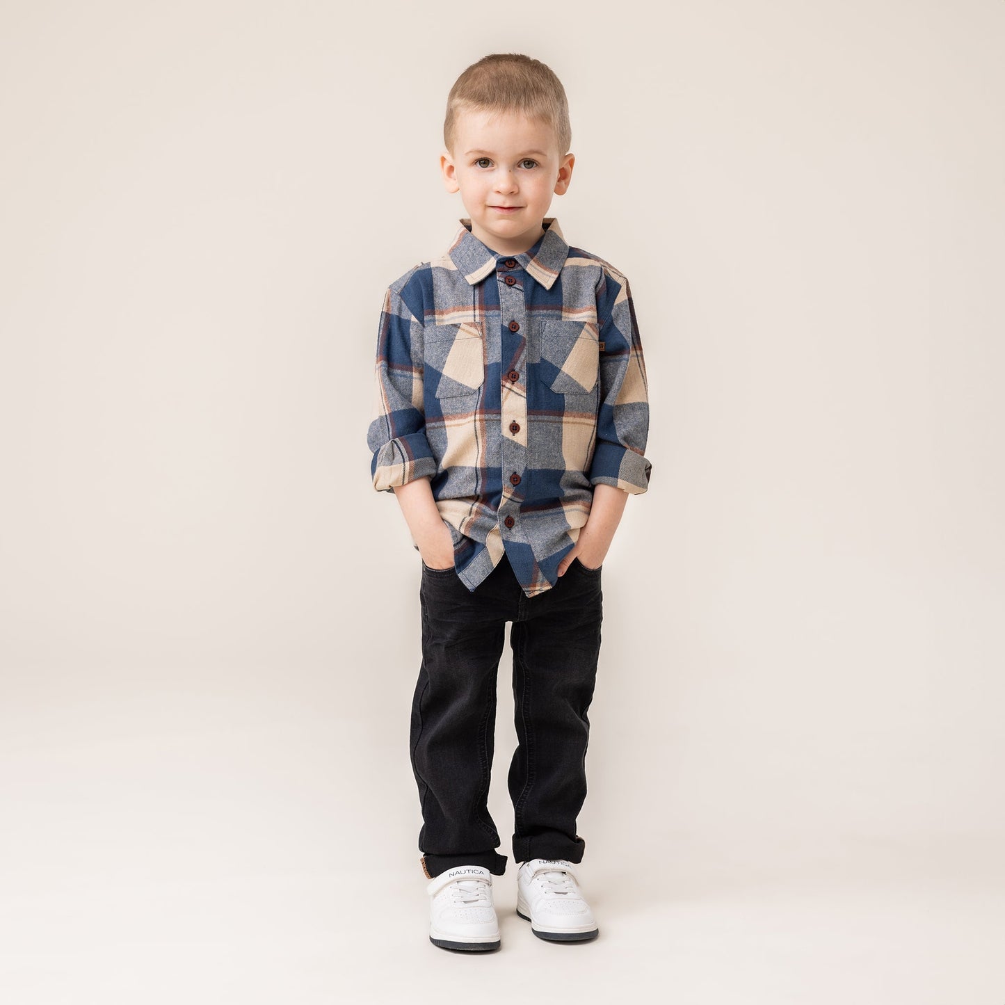 Chemise Garçons Marine