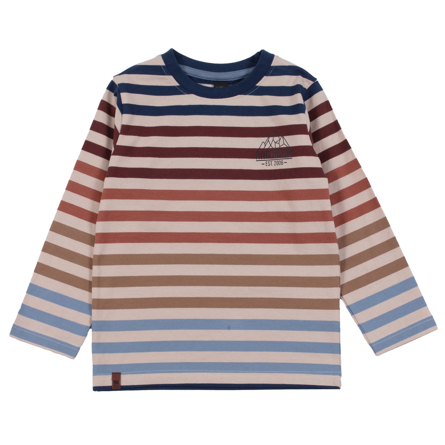 Boys' Beige Long Sleeve T-Shirt
