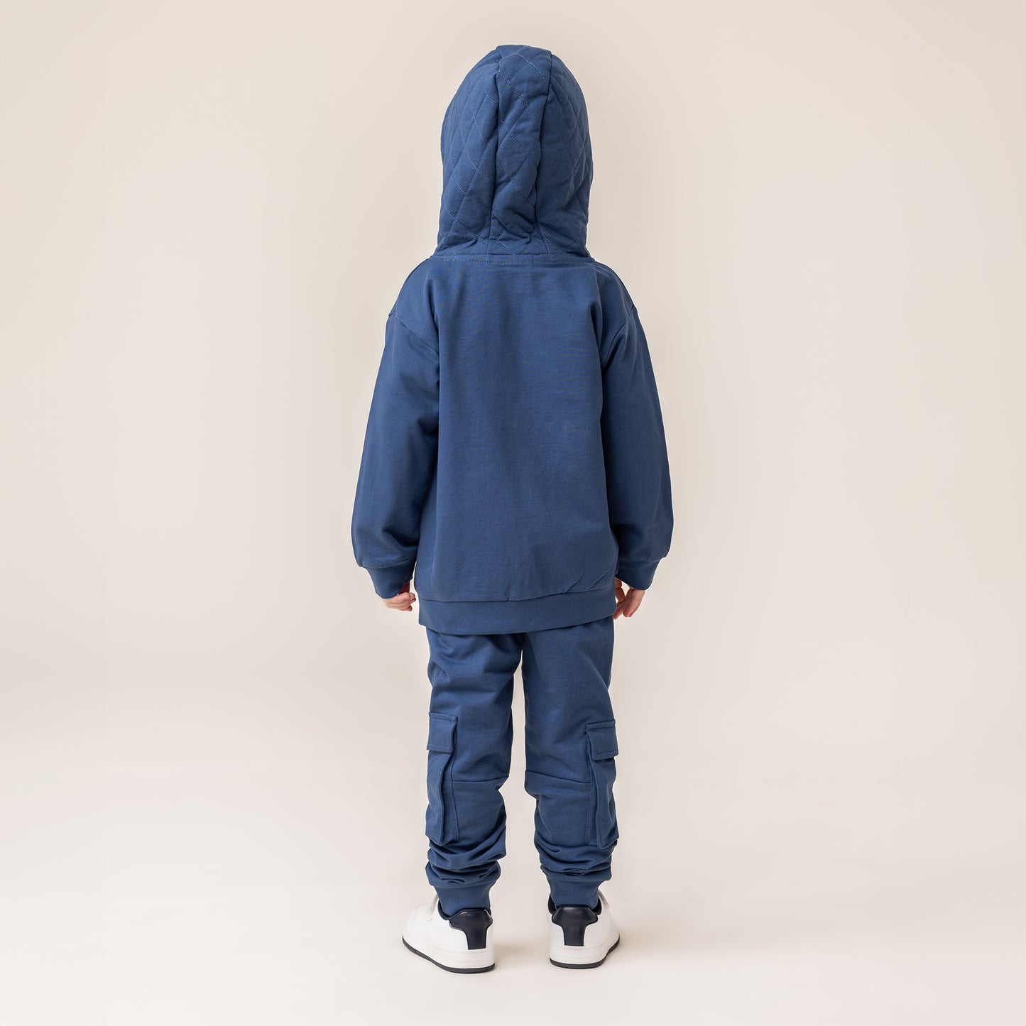 Veste à capuchon Garçons Marine