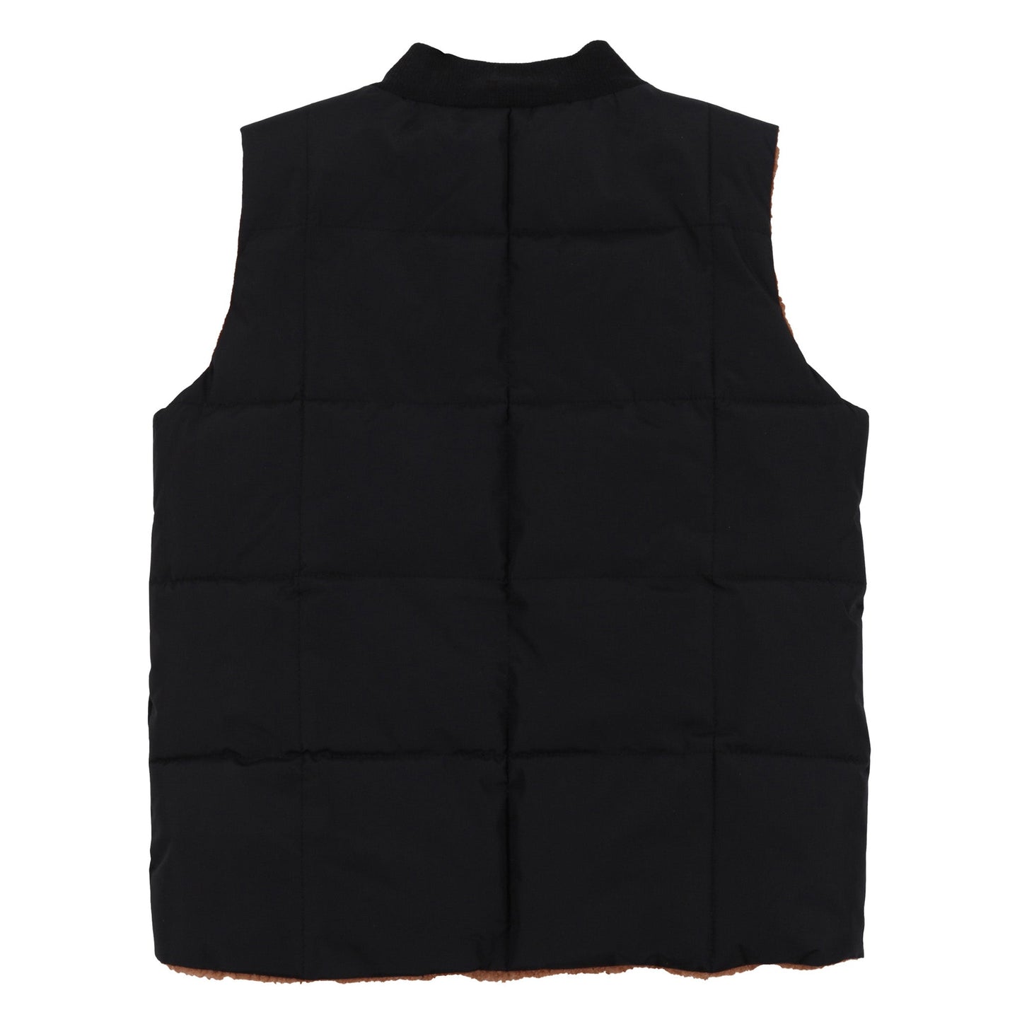 Veste matelassé réversible sans manches Garçons Noir