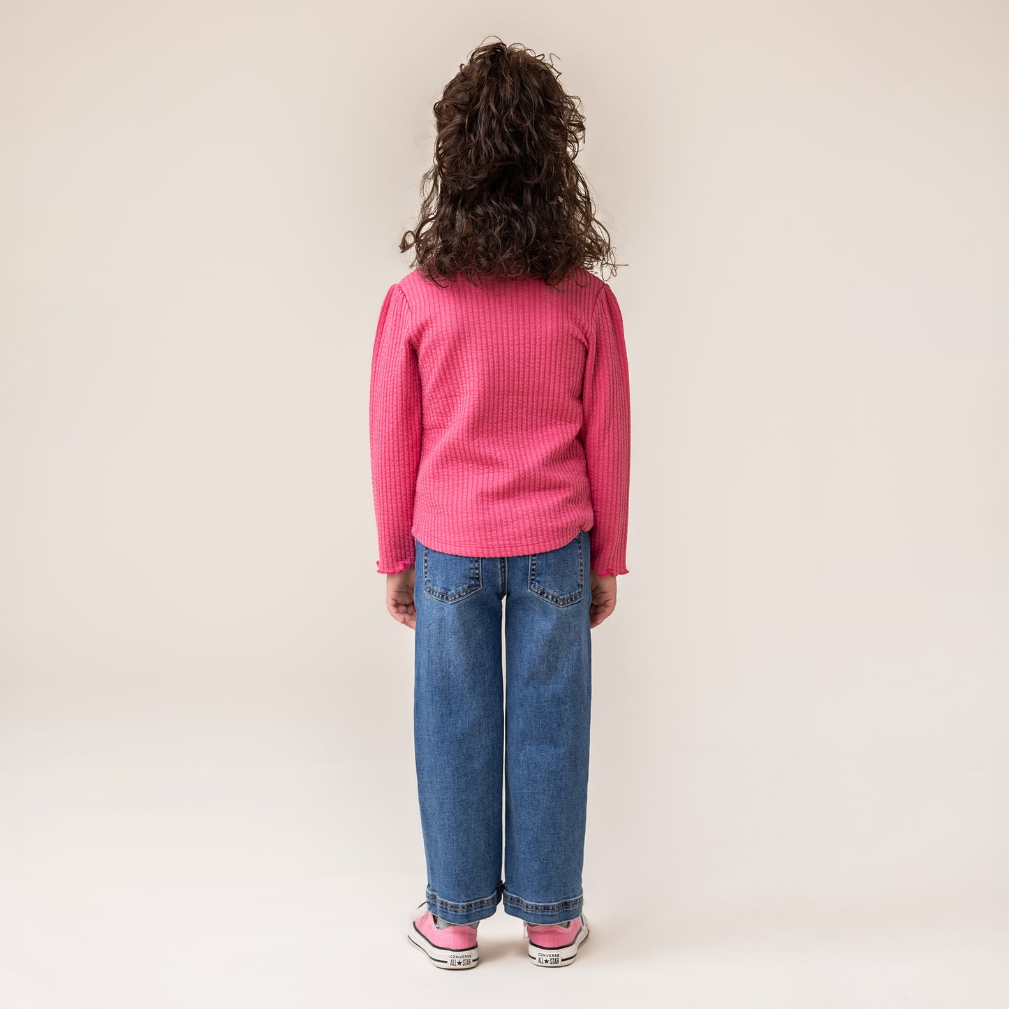 Girls' Pink Long Sleeve T-Shirt