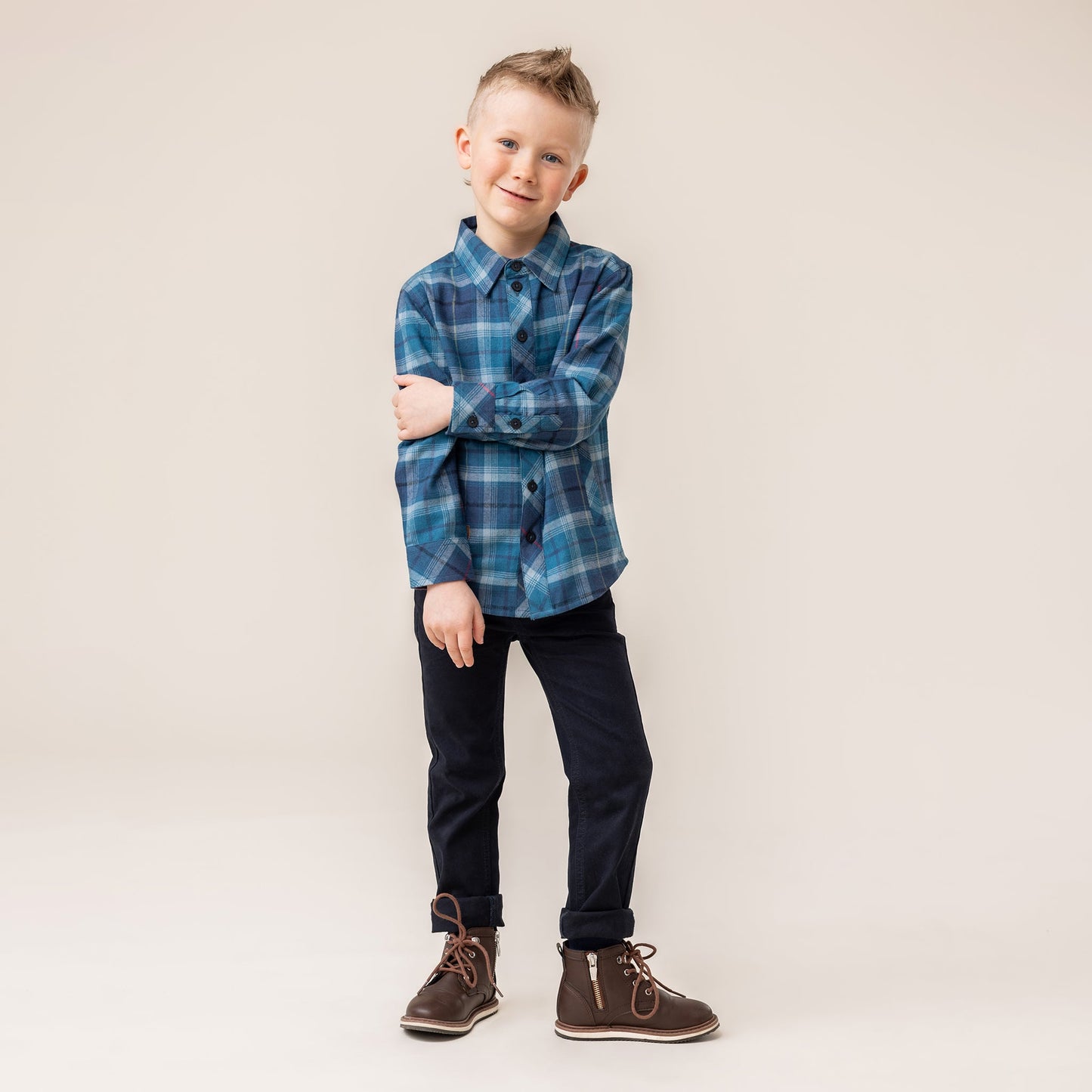 Chemise Garçons Marine