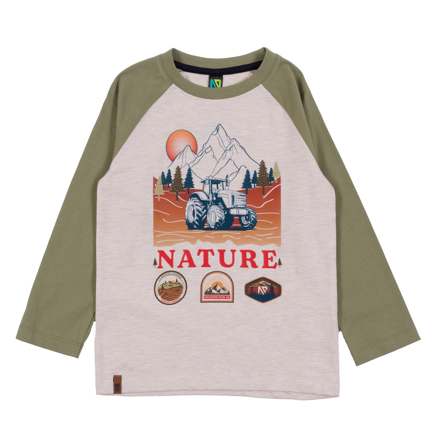 Boys' Green Long Sleeve T-Shirt