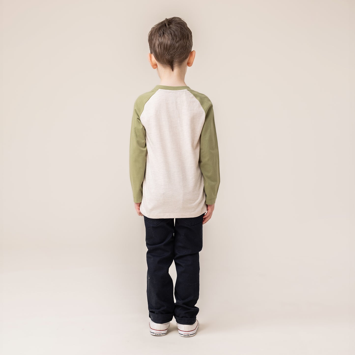 Boys' Green Long Sleeve T-Shirt