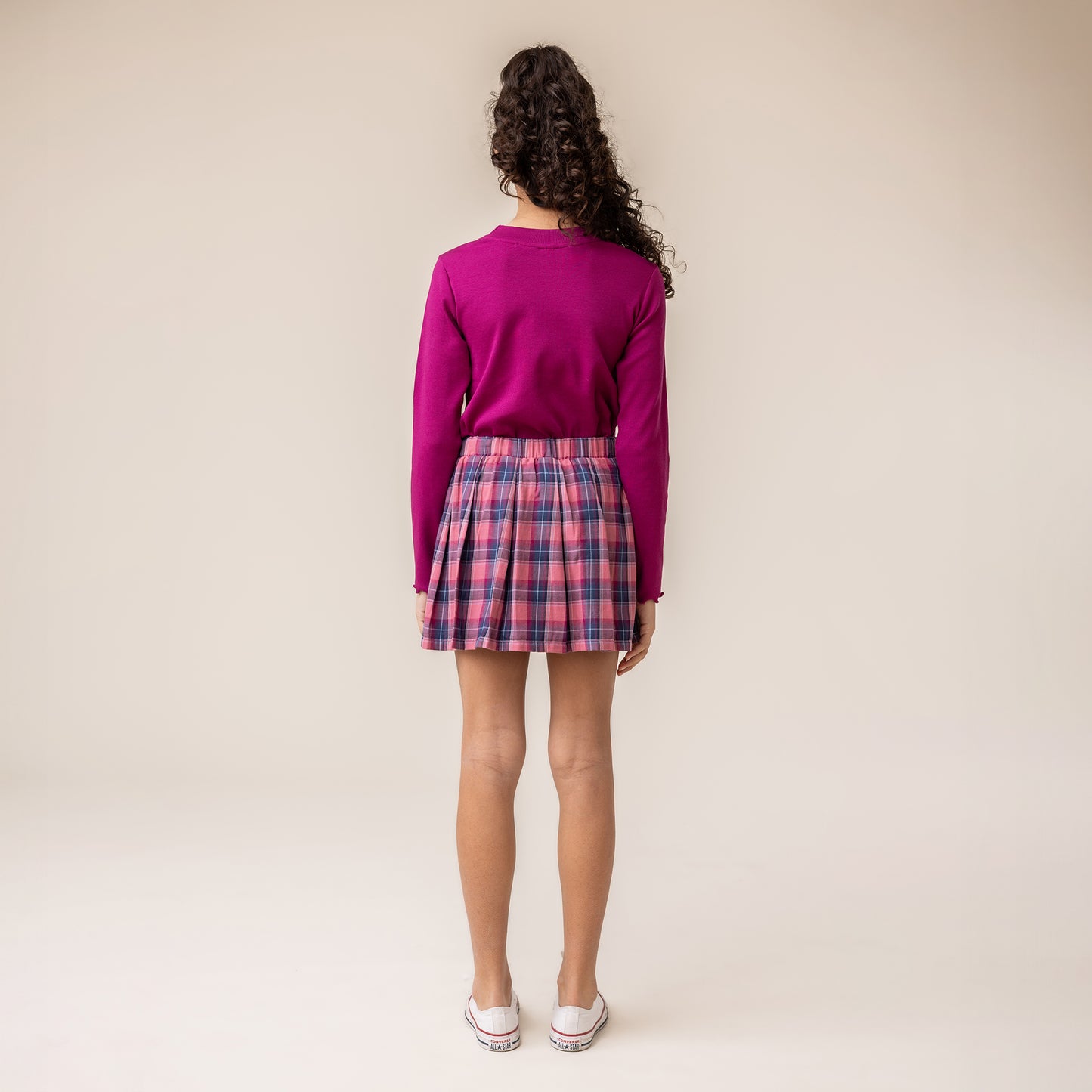 Girls' Pink Culottes