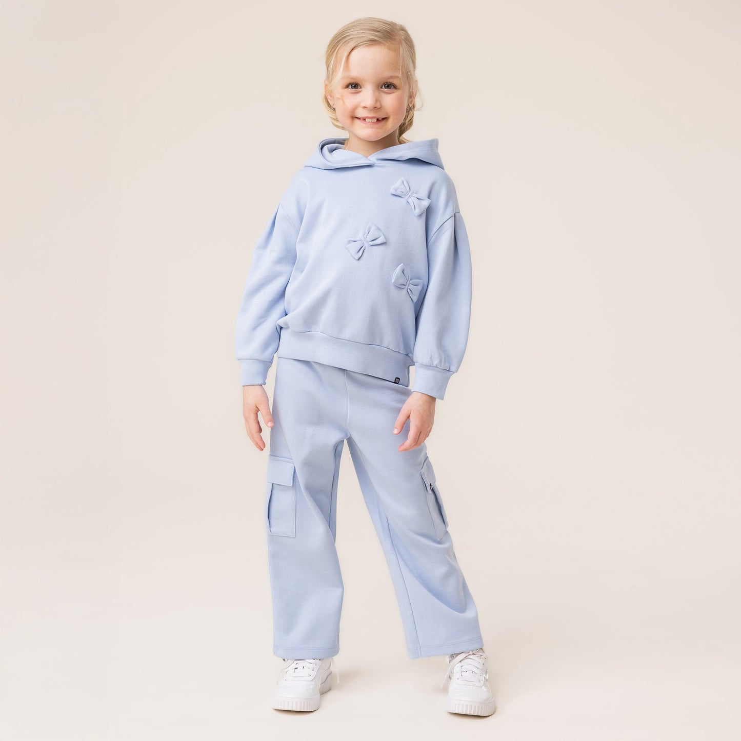 Girls' Pale Blue Hoodie