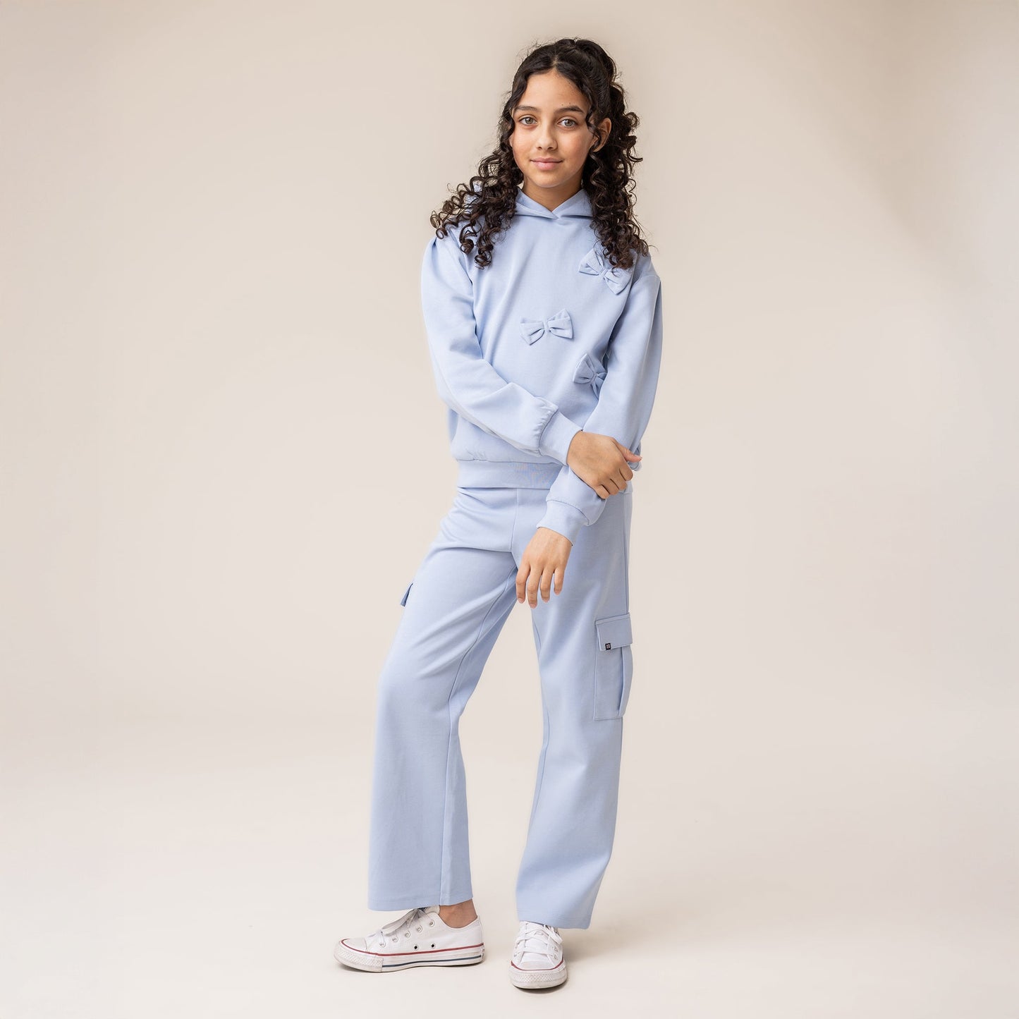 Girls' Pale Blue Hoodie