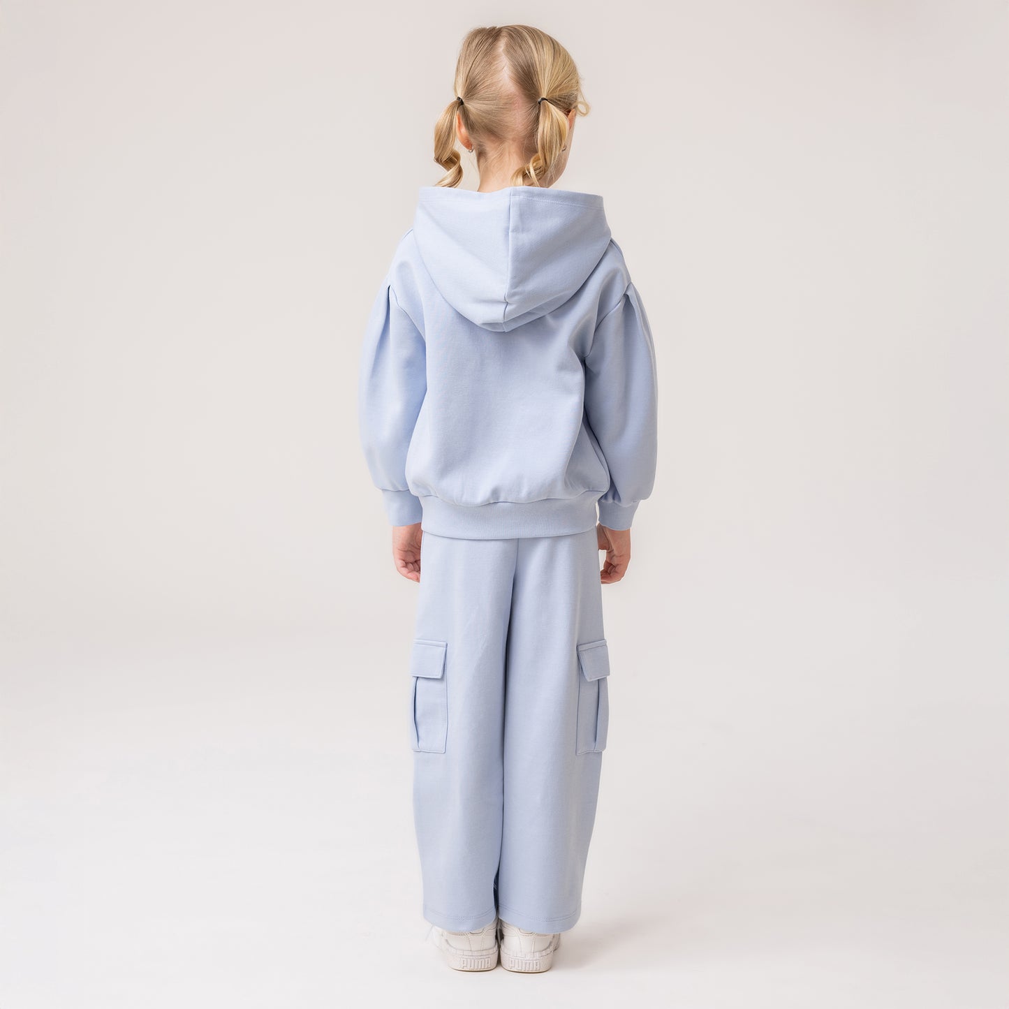 Girls' Pale Blue Hoodie
