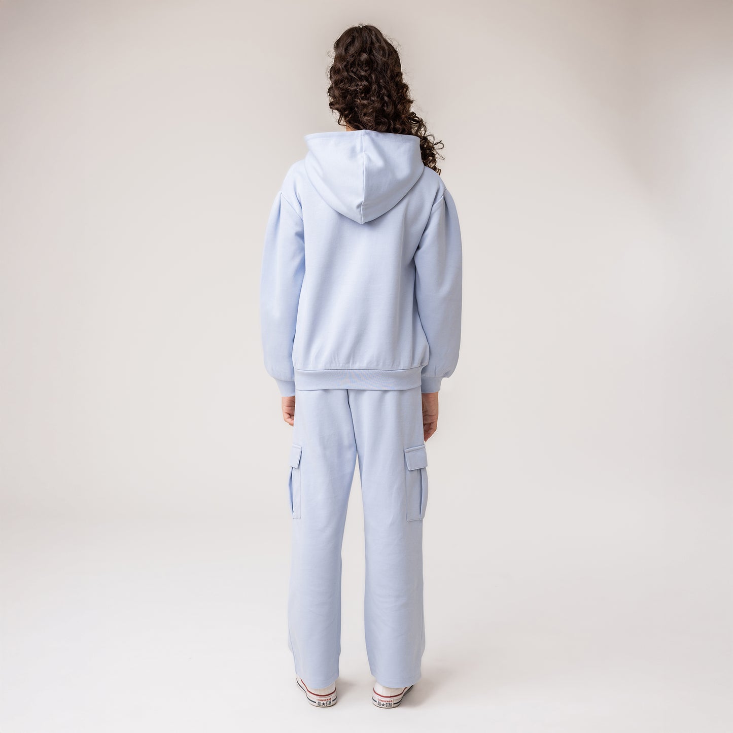 Girls' Pale Blue Hoodie