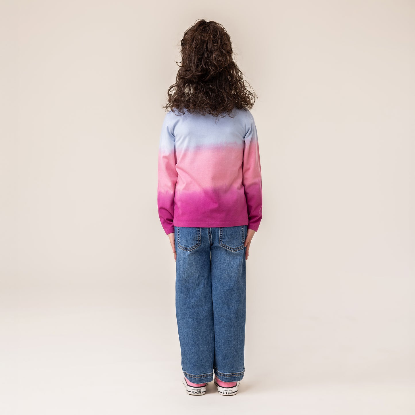 T-shirt à manches longues Filles Bleu Pâle
