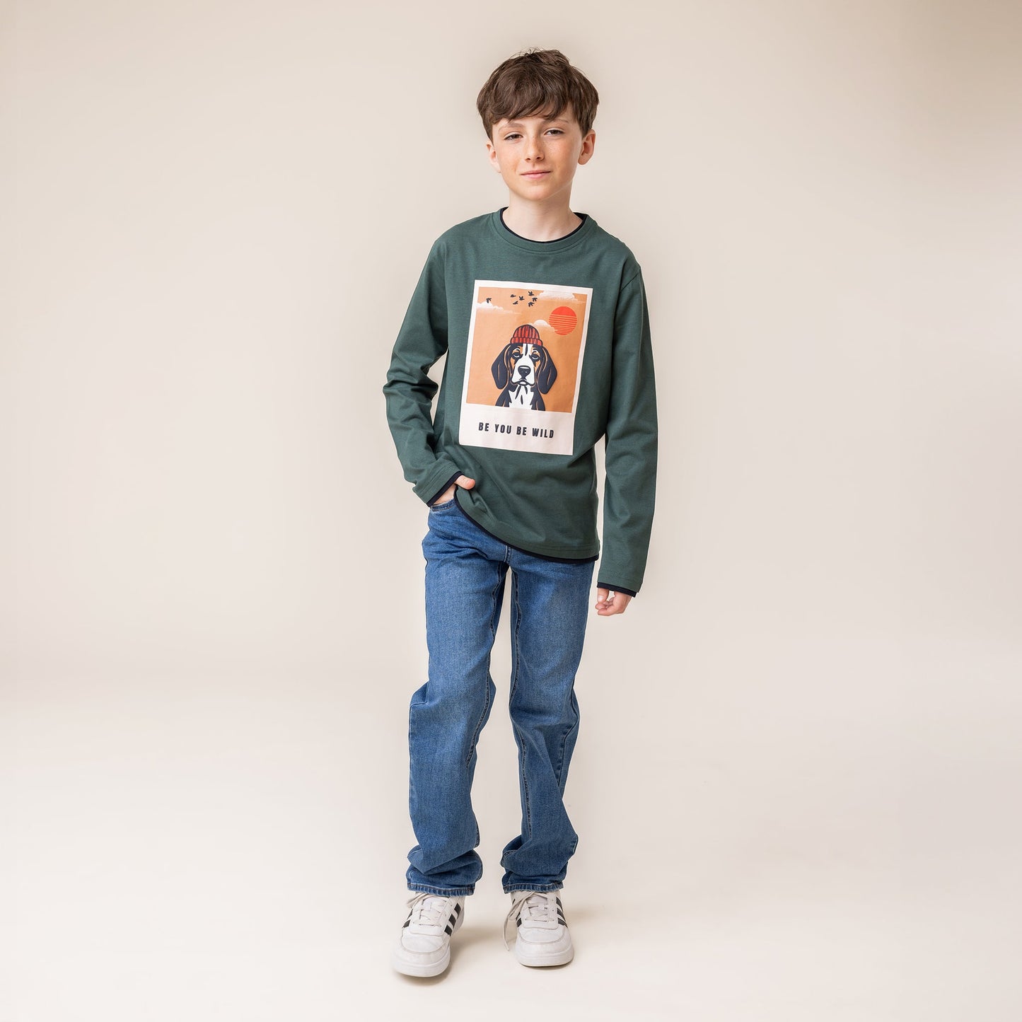 Boys' Forest Long Sleeve T-Shirt