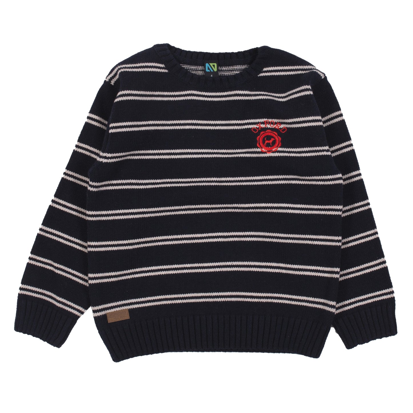 Boys' dk navy knit sweater